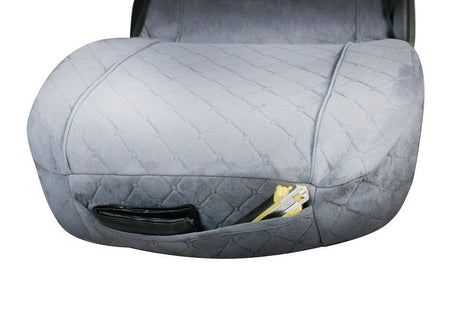 Melissa, set tende e coprisedili in microfibra per camion - Grigio