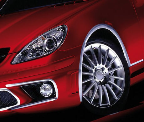 Profilo adesivo cromato nero - 4 m - 4 mm