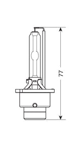Lampada HID Xenon 4.300°K - D6S - 25W - P32d-1 - 1 pz - D/Blister