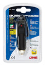 Sicuro, spinotto per presa accendisigari 12/24V