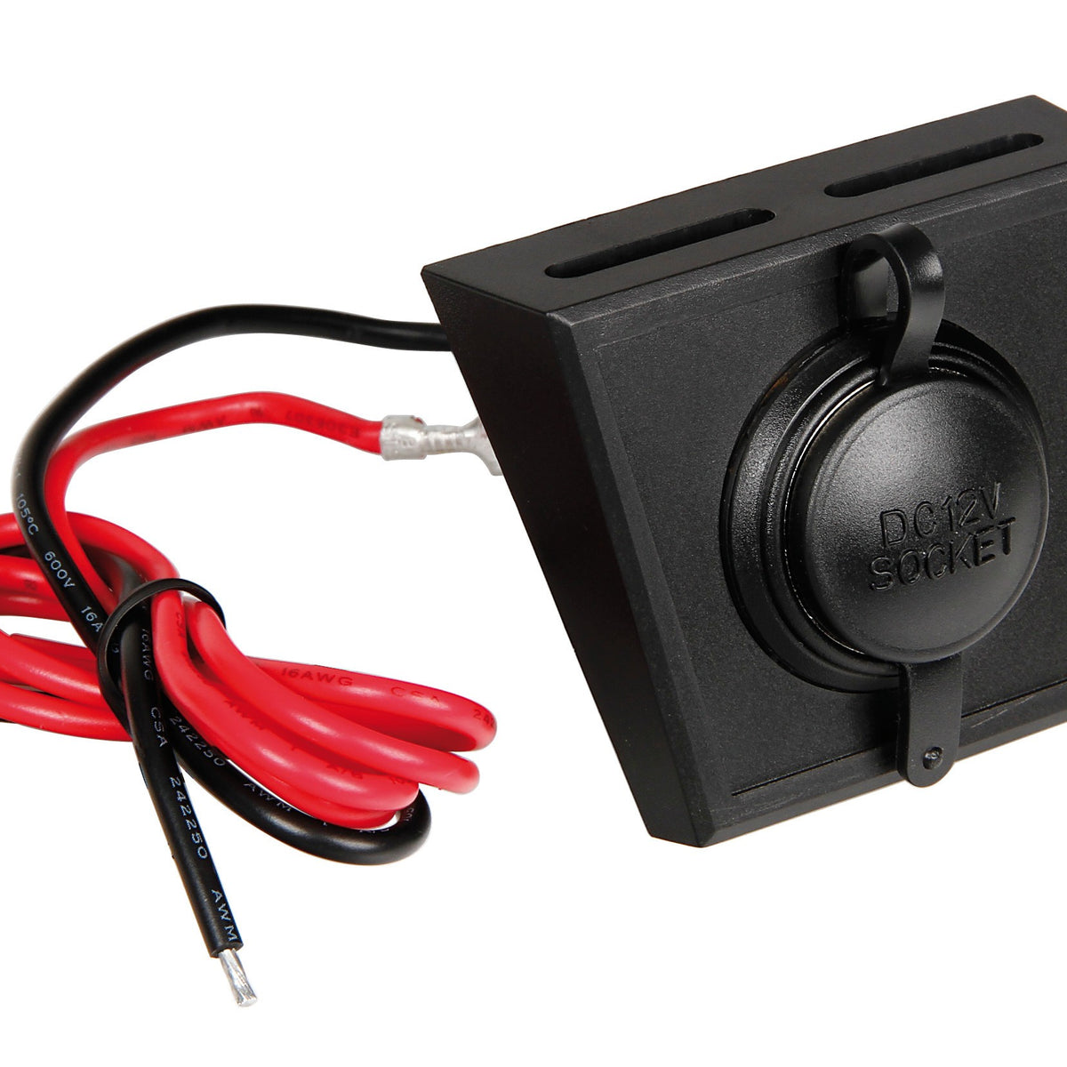 Lampa 39035 PX-1 Kit Presa Corrente 12V/24V Con Pannello | Compatibile Con Vari Veicoli