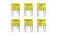 Smart Led, set 6 micro-fusibili lamellari con spia a led, 12/32V - 20A