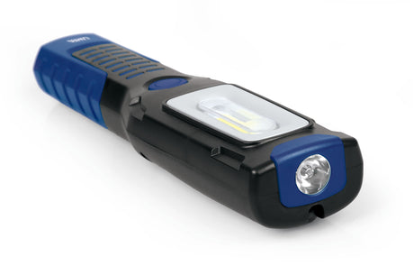 GL-3, lampada da lavoro ricaricabile a LED COB con torcia - 12/24/230V