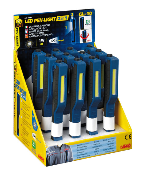 GL-10, lampada ispezione a Led con torcia