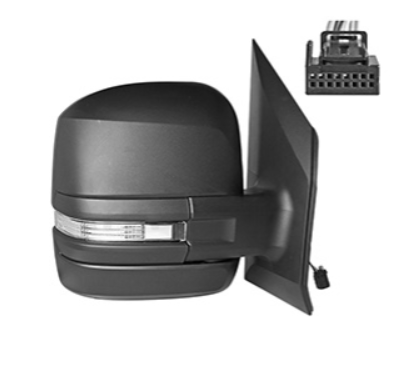 Retrovisore destro elettrico termico con fanale 6 pin per VW Crafter e Man TGE