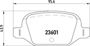 Kit pastiglie freno Textar 2360102