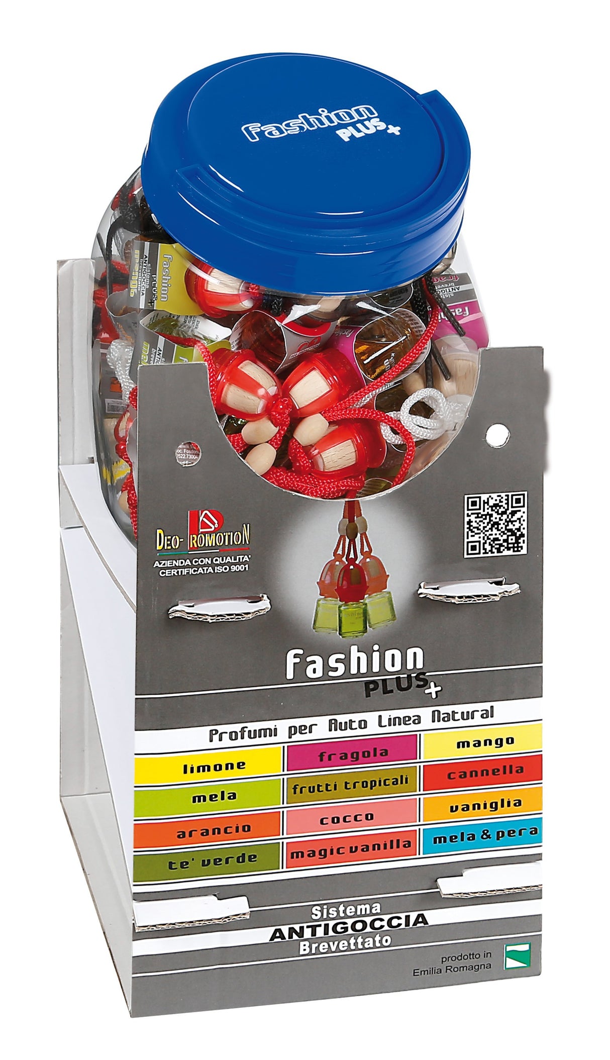 Fashion Plus Natural, deodorante - Espositore - 48 pz assortiti