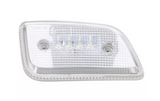 Luce ingombro cabina LED destra per Mercedes-Benz Actros MP4 e Arocs, vista frontale con lente trasparente