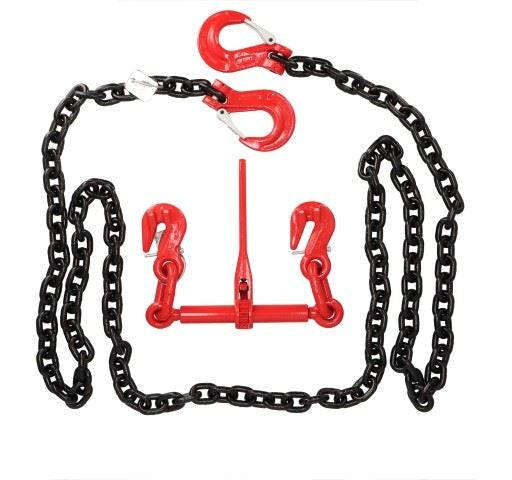 Chain load stopper complete with chain tensioner and hooks