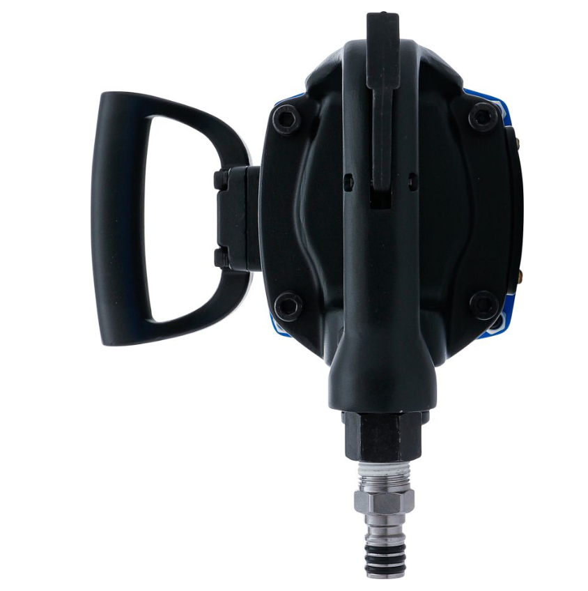 Avvitatore pneumatico BGS 7640, dettaglio posteriore delle impugnature e del raccordo aria