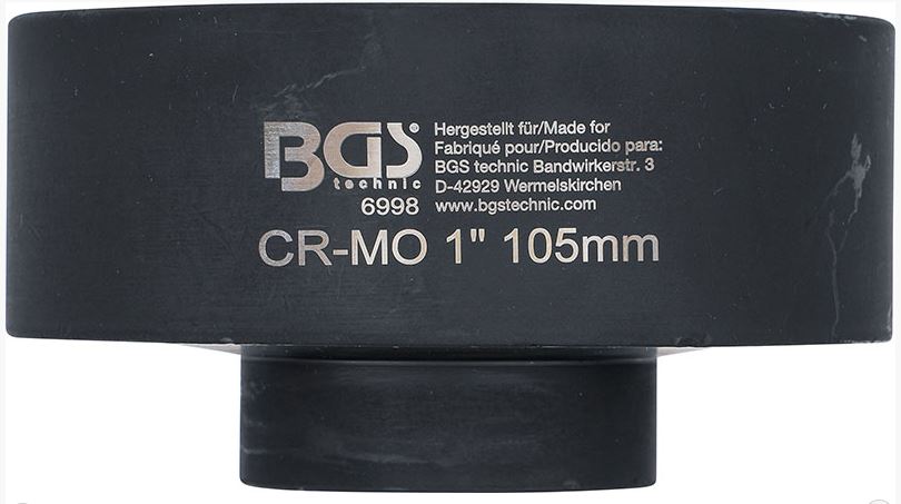 Chiave a bussola mozzo Volvo Daf 105mm attacco 1” quadro