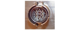 Dettaglio del connettore elettrico circolare del fanale sinistro tipo Iveco, rif. 99463244
