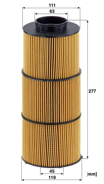 Filtro olio motore Mann Filter per Mercedes Actros MP4 MP5