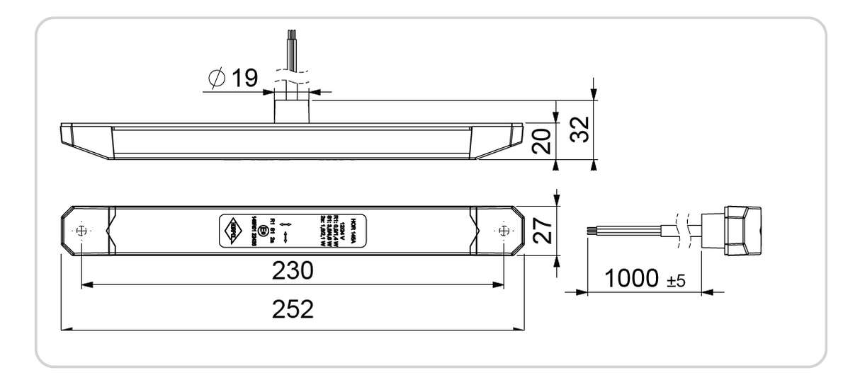 12/24V Halo Led Series 11 Quick-Fit - (H4) - 15W - P43t - 2 pcs