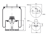 Molla aria completa Firestone per Assale BPW 30