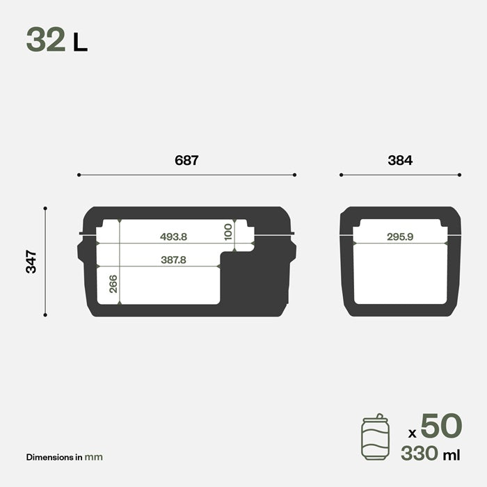 Frigo portatile 32LT indelB 12/24V a compressore