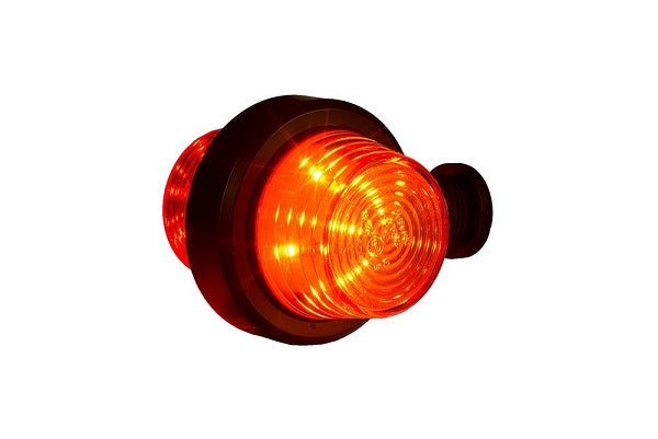 Led posizione cornetto dritto rosso/giallo Old Style