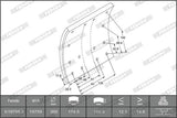Serie ceppi per Volvo FL6 360x170 Ferodo