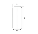 Membrana sospensione pneumatica molla aria per Iveco Stralis