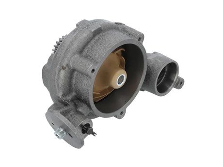 Pompa acqua per Volvo FH12 prima serie, vista della girante e del raccordo laterale